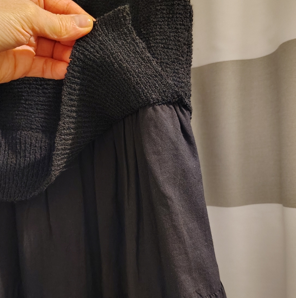 Anthropologie En Saison Sweater Knit Tiered Tank Top / Sleeveles Maxi Dress - Picture 8 of 13